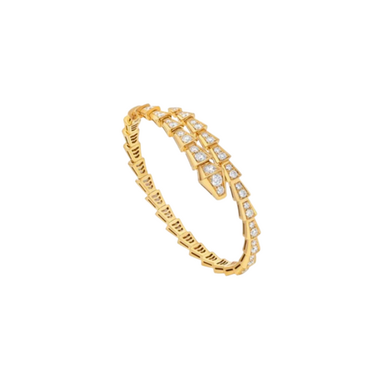 Gold snake bracelet