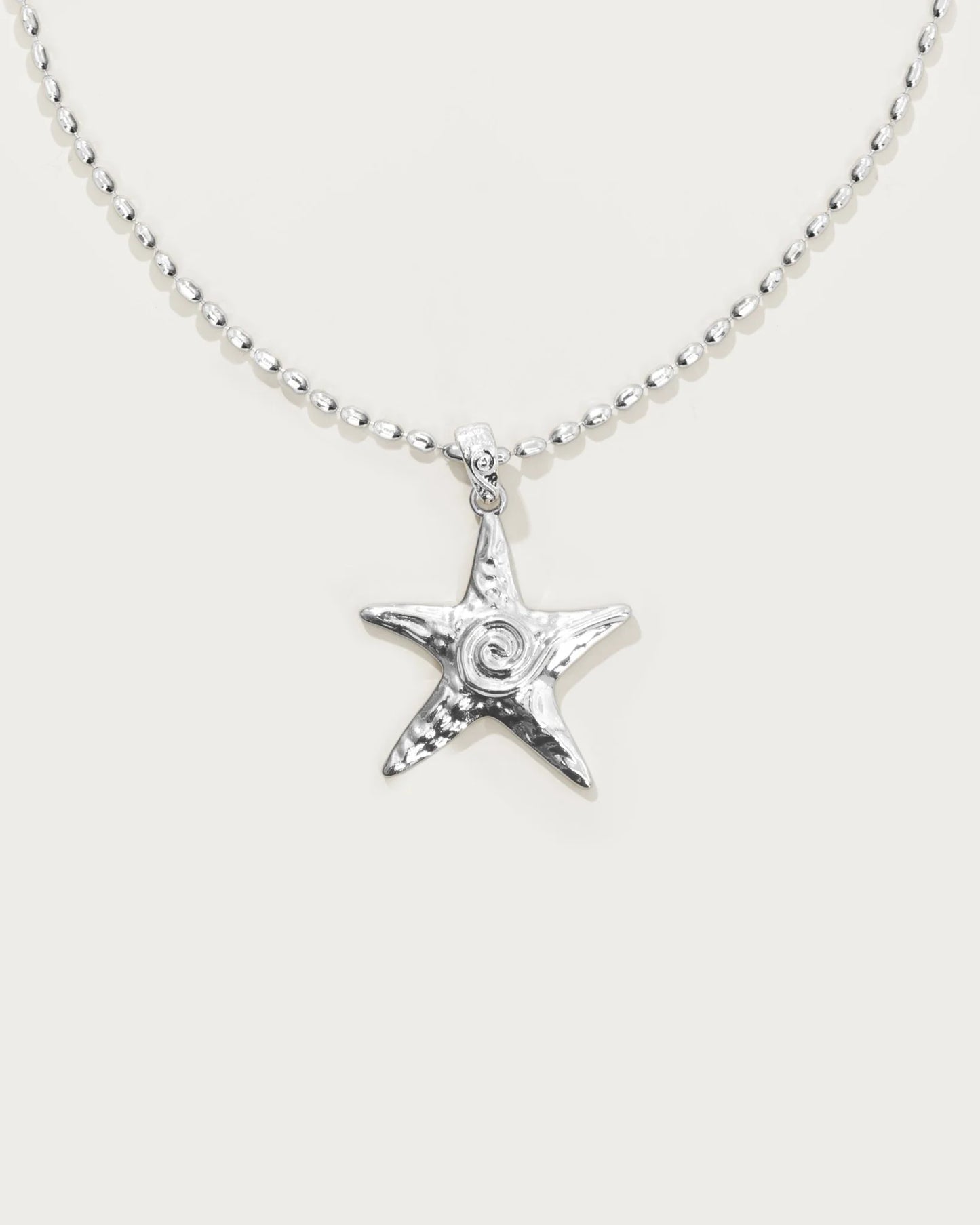 Collana stella marina argento