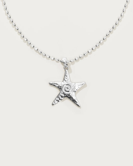 Collana stella marina argento