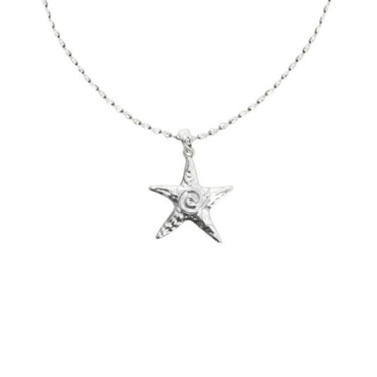 Collana stella marina argento