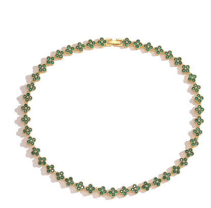 Collana milleFiori verde