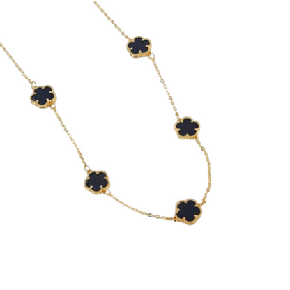 Collana CinqueFiori black