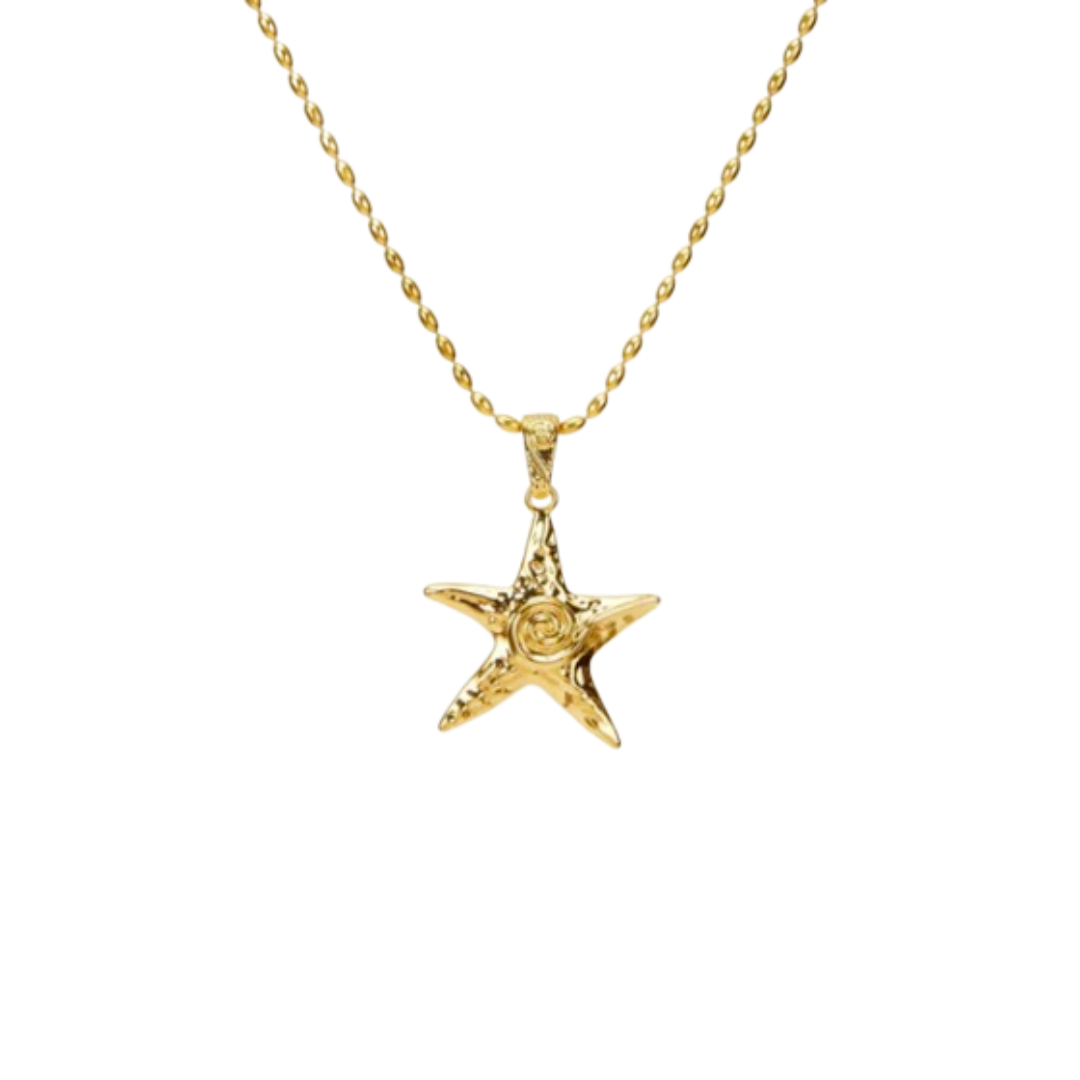 Collana stella marina oro