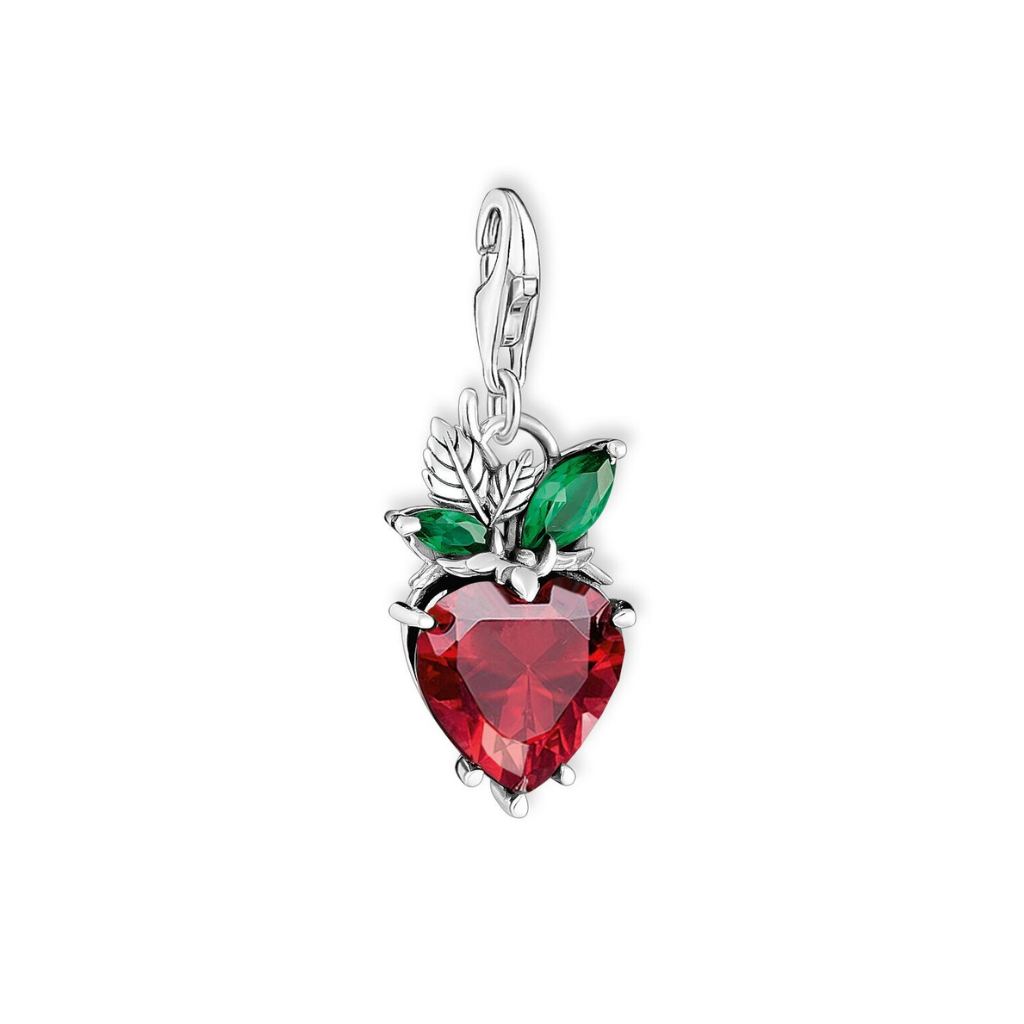 Charm Fragola ( argento 925)