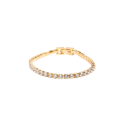 Bracciale tennis gold