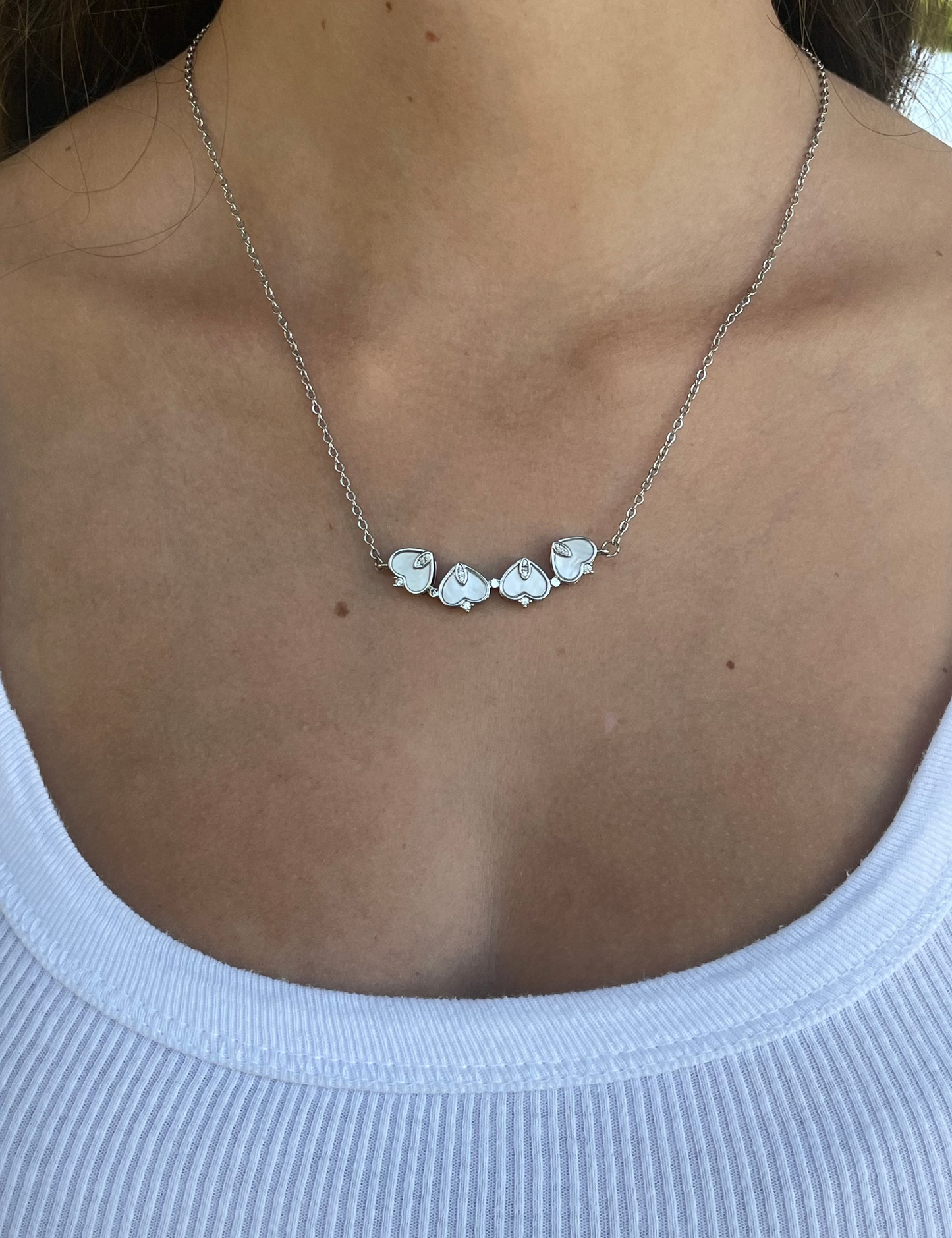 Collana quadrifoglio silver