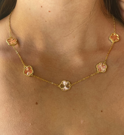 Collana CinqueFiori pink