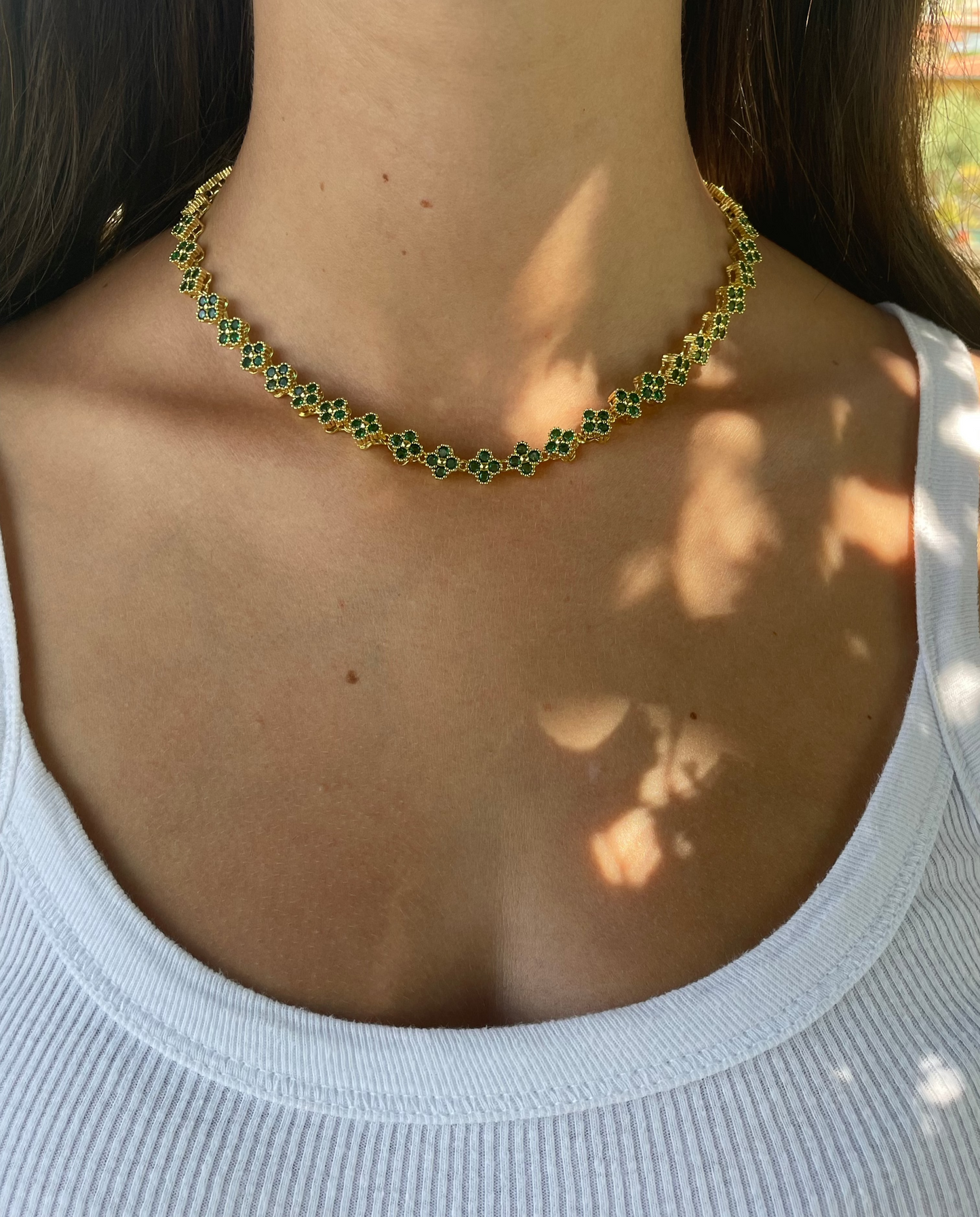 Collana milleFiori verde