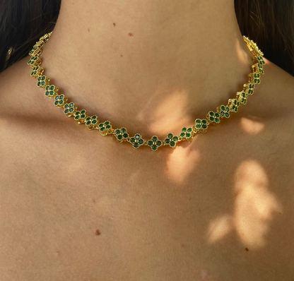 Collana milleFiori verde