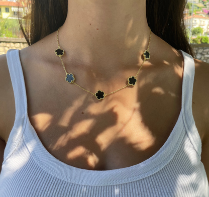 Collana CinqueFiori black