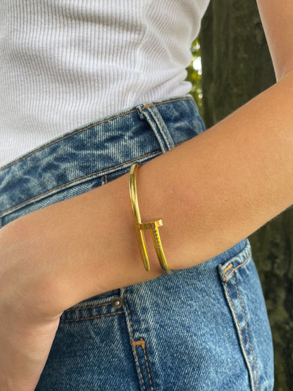 Bracciale chiodo gold