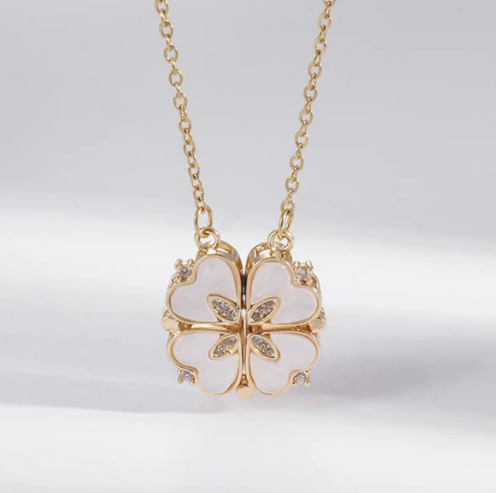 Collana quadrifoglio gold