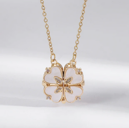 Collana quadrifoglio gold