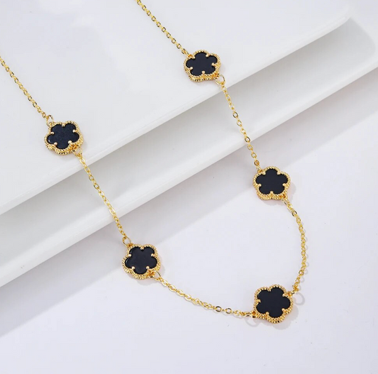 Collana CinqueFiori black