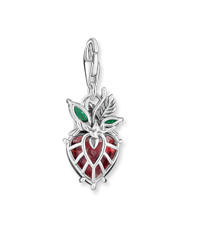 Charm Fragola ( argento 925)