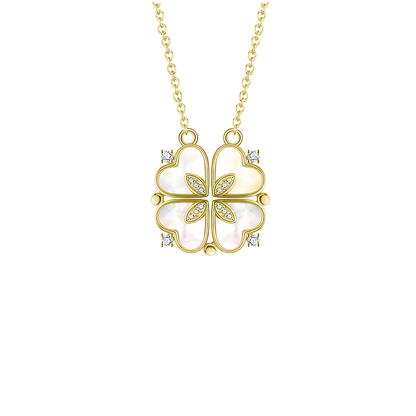 Collana quadrifoglio gold