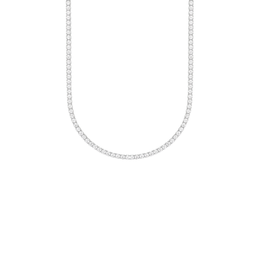 Collana Tennis argento