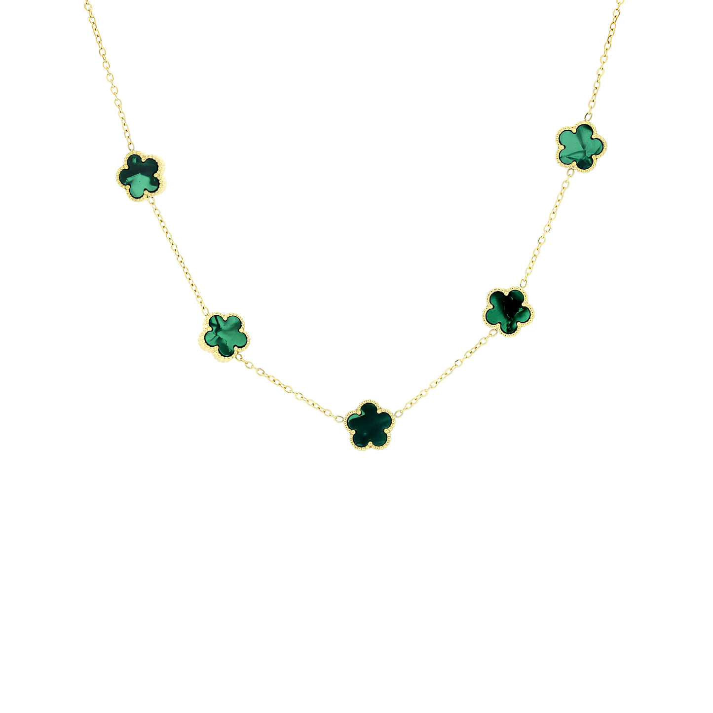 Collana CinqueFiori green