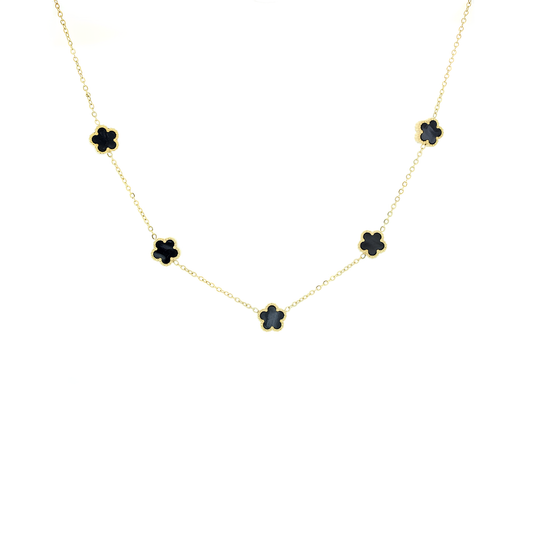 Collana CinqueFiori black