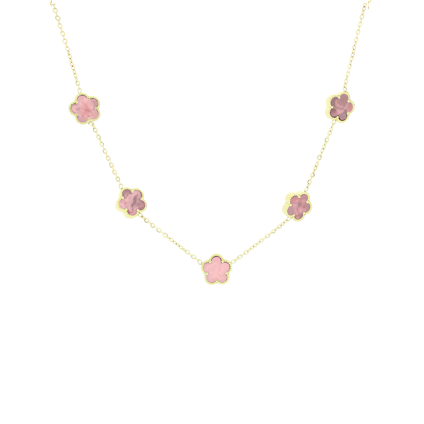 Collana CinqueFiori pink