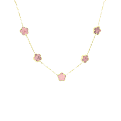 Collana CinqueFiori pink