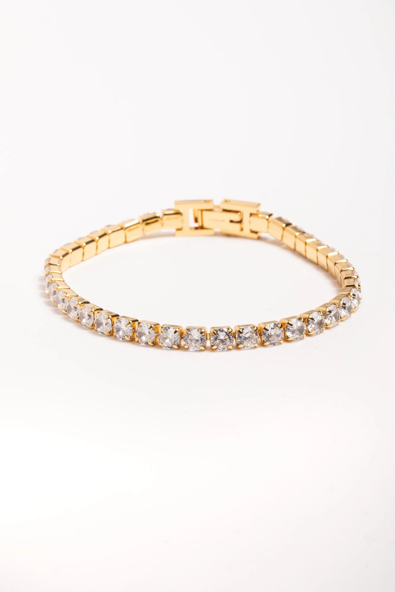 Bracciale tennis gold